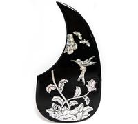 Acoustic Guitar Pickguard for Martin D45 2MM Thick Scratch Plate, Self-Adhesive Scratch Guard, Universal Fit for Gibson, Taylor, Martin, 38-41 Inch Guitars, 9 Vibrant Colors, 3D Design (SN12)