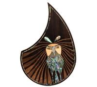 Acoustic Guitar Pickguard For Martin OM18V - Rosewood Scratch Plate with Abalone Inlay, Self-Adhesive 3M Backing, Choose from 18 Unique Patterns (#10)