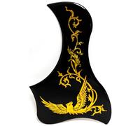 Acoustic Guitar Pickguard, For Taylor 2MM Thick Scratch Plate, Self-Adhesive Guitar Pick Guard, Universal Fit for 36-41 Inch Acoustic Guitars, Protects Against Scratches & Wear (SN04)