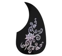 Acoustic Guitar Pickguard Gold Phoenix Dragon Pattern Decorated Self-adhesive Pick Guard Sticker Guitar Parts(B)
