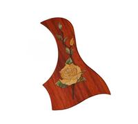 Acoustic Guitar Pickguard Guitar Pickguard Carved Inlay Pickguard Comes With Double-sided Adhesive For Direct Attachment To Rosewood Pickguard(Style 1)