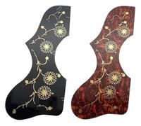 Acoustic Guitar Pickguard Left-handed Acoustic Guitar PickguardAcoustic Guitar Pickguard Replacement Parts(2Pcs B)