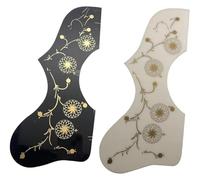 Acoustic Guitar Pickguard Left-handed Acoustic Guitar PickguardAcoustic Guitar Pickguard Replacement Parts(2Pcs D)