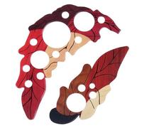 Acoustic Guitar Pickguard Plate Grape Leaf Shape Sound Hole Sticker PVC Folk Guitar