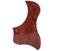 Acoustic Guitar Pickguard, Self Adhesive Acoustic Guitar Pickguard Guard Plate Scratch Plate with Duck Shape and Red Tortoise Shell