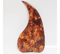 Acoustic Guitar Pickguard, Self-Adhesive Water Drop Scratch Guard Plate, Replacement Accessory for 40-42 Inch Guitars, Compatible with Gibson J-45 (Vintage Brown Tortoise)