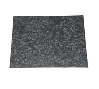 Acoustic Guitar Pickguard Sheet Made from PVC with Protective Film and Backing for Surface Scratch Protection (BLACK PEARL)