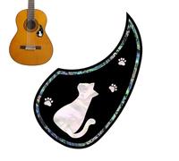 Acoustic Guitar Pickguard, Stringed Instrument Protector, 6.89x3.74 Inches Anti Scratch Sticker, Compact Scratch Resistant Shield, Easy Installation, Music Practice Maintenance