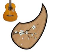 Acoustic Guitar Pickguard, Stringed Instrument Protector, 6.89x3.74 Inches Anti Scratch Sticker, Compact Scratch Resistant Shield, Easy Installation, Music Practice Maintenance
