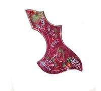 Acoustic Guitar Pickguard Thickened glue to seal wooden guitar pickguard guitar accessories(Flowers and birds thickened)