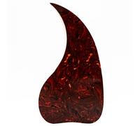 Acoustic Guitar Pickguard Tortoise Shell Style Self-Adhesive Teardrop Scratch Plate Compatible with Gibson J45 & Most 40-42 Inch Guitars (Tortoise Shell Teardrop Pickguard)