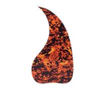 Acoustic Guitar Pickguard Upgraded Folk Guitar Pickguard 41-inch 40-inch Narrow Teardrop-shaped Strum Baffle(D)