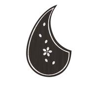 Acoustic Guitar Pickguard Water Drop Shape Left Hand Pickguard 38-41 Inch Folk Decoration Strumming Sticker