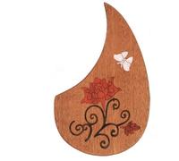 Acoustic Guitar Pickguards Folk Guitar Case Solid Wood Pickguard Guitar Stickers Strumming Protection Board(Type 1)