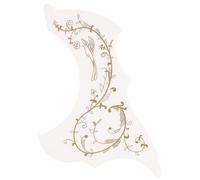 Acoustic Guitar Pickguards Guitar Pickguard Sound Hole Sticker Acoustic Guitar Pickguard Professional Accessories Durable(E)