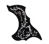 Acoustic Guitar Pickguards Guitar Pickguard Sound Hole Sticker Acoustic Guitar Pickguard Professional Accessories Durable(F)