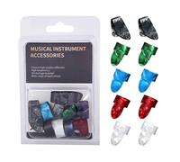 Acoustic Guitar Picks | 10-Piece Comfortable Reusable | Finger Sleeve Guitar Finger Picks,for Ukulele Banjo Home Studio Beginner Guitarist Music Lovers