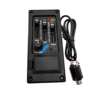 Acoustic Guitar Pickup 3 Band Guitar Preamp Amplifier Equalizer Piezo Pickup Guitarra Accessories