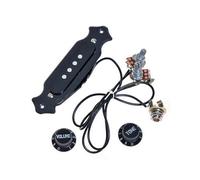 Acoustic Guitar Pickup Accessories Acoustic Electric Guitar Four String Single Coil Soundhole Pickup Professional Colored Accessories(1set Black2)