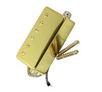 Acoustic Guitar Pickup Accessories One Piece Pickup Acoustic Guitar Humbucker Can Be Mounted On The Neck Or Bridge(Chrome neck)