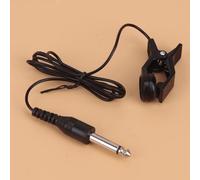 Acoustic Guitar Pickup Clip with 0.9m Cable and Vibration Sensor Tuner for Violin, Erhu, Saxophone, Guzheng, Zither - ABS Construction, Portable 21.4g Design