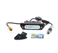 Acoustic Guitar Pickup Double Coil Electric Guitar Pickup Premium Rosewood Material Excellent Sound Quality Easy Installation for Acoustic Electric Guitar Players