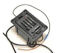 Acoustic Guitar Pickup Kits 4 Band Acoustic Guitar Pickup Preamp EQ Tuner Piezo Mic Beat For Various Musical Instruments(Classic 4)