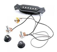 Acoustic Guitar Pickup W/Knobs Set - Noiseless Class A Line Driver, Passive/Active Switch - Perfect Balance, Superb Feedback Resistance - Guitar & Accessories