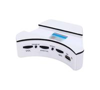 Acoustic Guitar Pickup, Wireless Bluetooth with Built in Anti Feedback Circuit High Fidelity DSP Module Aluminum Housing for Live Performance and Street Playing