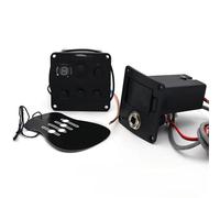 Acoustic Guitar Pickups 301 201 4 Band Acoustic Guitar Pickup with Tuner Microphone Hybrid Preamp EQ Tuner(2)