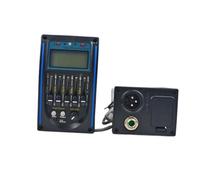 Acoustic Guitar Pickups Blue 5 Bands EQ Equalizer Acoustic Guitar Preamp EQ Equalizer Tuner Piezo Ceramic Pick-up