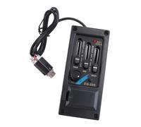 Acoustic Guitar Pickups EQ 505 Left Handed Acoustic Guitar Saddle Pickup 3 Band Piezoelectric Equalizer Preamp
