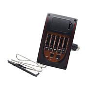 Acoustic Guitar Pickups Five-segment Pickup Acoustic Guitar EQ Piezoelectric Pickup Wood Grain Panel Black