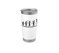 Acoustic Guitar Player Evolution Men Funny Acoustic Guitar Stainless Steel Insulated Tumbler