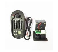 Acoustic Guitar Preamp 4 Band Folk Guitar Pickup EQ Equalizer Piezo Pickup Line With LCD Tuner Guitar Parts
