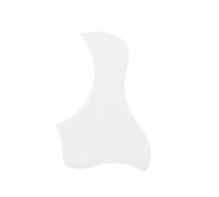 Acoustic Guitar Scratch Plate 1 PC Professional Folk Acoustic Guitar Pickguard Soft Scratch Plate Self-adhesive Bird Shape Pick Guard(Tra)