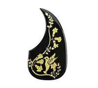 Acoustic Guitar Scratch Plate 1PC Profession Acoustic Guitar Pick Guard Guitar Scratch Plate Pickguard(Black A)