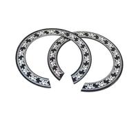 Acoustic Guitar Scratch Plate 1Pcs/2Pcs Acoustic Guitar Soundhole Guitar Pickguard Sound Hole Rosette(Inside Diameter:94MM/104MM)(94 2P)