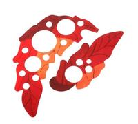Acoustic Guitar Scratch Plate 41 Inch Acoustic Guitar Hole Guard Red Grape Leaf Shape Self Adhesive Pickguard