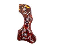 Acoustic Guitar Scratch Plate Folk Guitar Pickguard Rosewood Ebony Backing Double-sided Adhesive