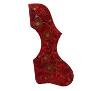 Acoustic Guitar Scratch Plate Stylish Special-shaped Pickguard Folk Guitar Pickguard Wooden Guitar Panel Protection Board(C)