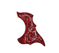 Acoustic Guitar Scratchplate 1 Pcs Professional Acoustic Guitar Pickguard Soft Scratch Plate Self-adhesive Pick Guard Sticker Acoustic Guitar Pickguard (Color : 03)