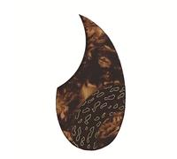 Acoustic Guitar Scratchplate Guitar Pickguard Elastic Soft Pickguard With Exquisite Pattern Folk Guitar Pick Protection Sticker Acoustic Guitar Pickguard