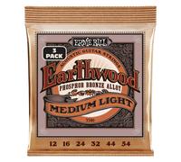 Acoustic Guitar Strings 12-54 Ernie Ball Earthwood P Bronze X3 Sets 100% Genuine