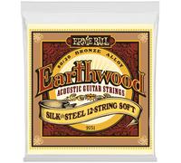Ernie Ball Earthwood Silk and Steel Soft 12-String 80/20 Bronze Acoustic Guitar Strings - 9-46 Gauge