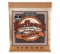 Acoustic Guitar Strings 13-56 Ernie Ball Earthwood P Bronze X3 Sets 100% Genuine