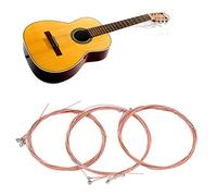 Acoustic Guitar Strings, 3 Set Universal Steel Guitar Strings Replacement Steel String Guitar String Replacement (Red bronze string*3)