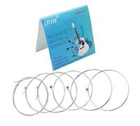Acoustic Guitar Strings 6-Pack, Classical Stainless Steel Wire 1st-6th Set for Student Performances & Professional Practice, Durable Sound Quality for Folk Musicians & Live