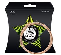 Acoustic Guitar Strings 6 String Guitar Set Nickel Plated Steel with PVD Ion Coating Guitar Strings Acoustic Guitar Accessories Consistent Feel Lasting Bright Tone (Custom Light,11-52 (1 Pack))