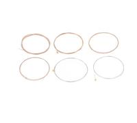 Acoustic Guitar Strings, 6PCS Phosphor Bronze Acoustic Guitar Strings Clear Tone Ultra Thin Coating Replacement .011-.052 (SK11